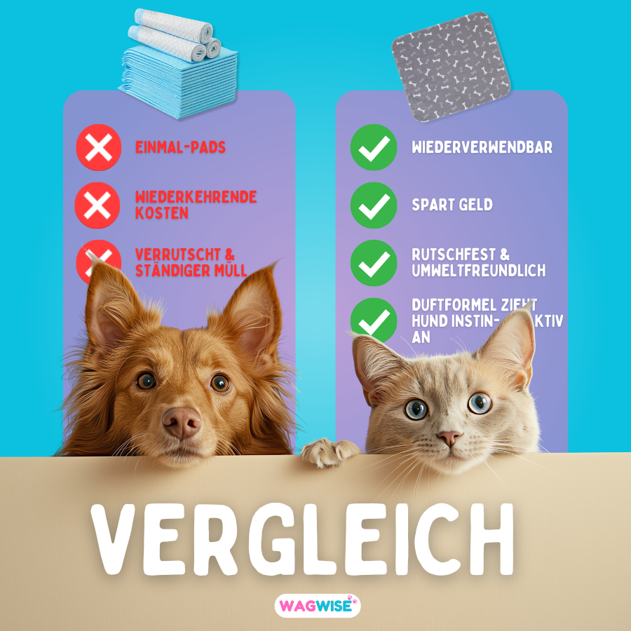 StubenPad - wiederverwendbare Pinkel-Matte für Hunde