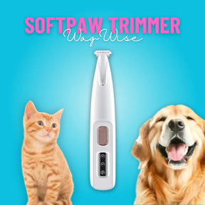 SoftPaw Trimmer - Tierarztgeprüfter SoftTouch-Pfotentrimmer - WagWise