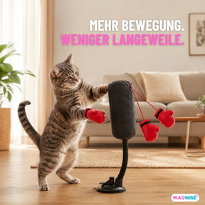 PfotenPunch™ Interaktiver Katzen-Boxsack