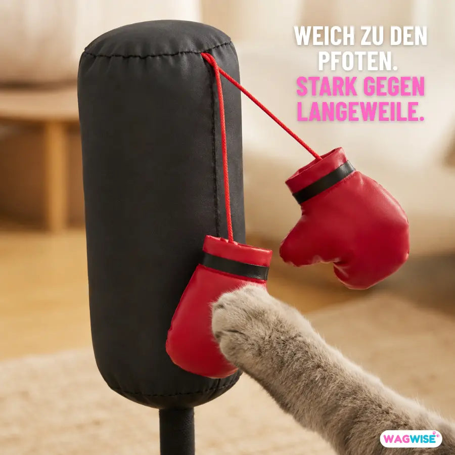 PfotenPunch™ Interaktiver Katzen-Boxsack