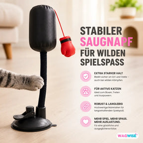 PfotenPunch™ Interaktiver Katzen-Boxsack