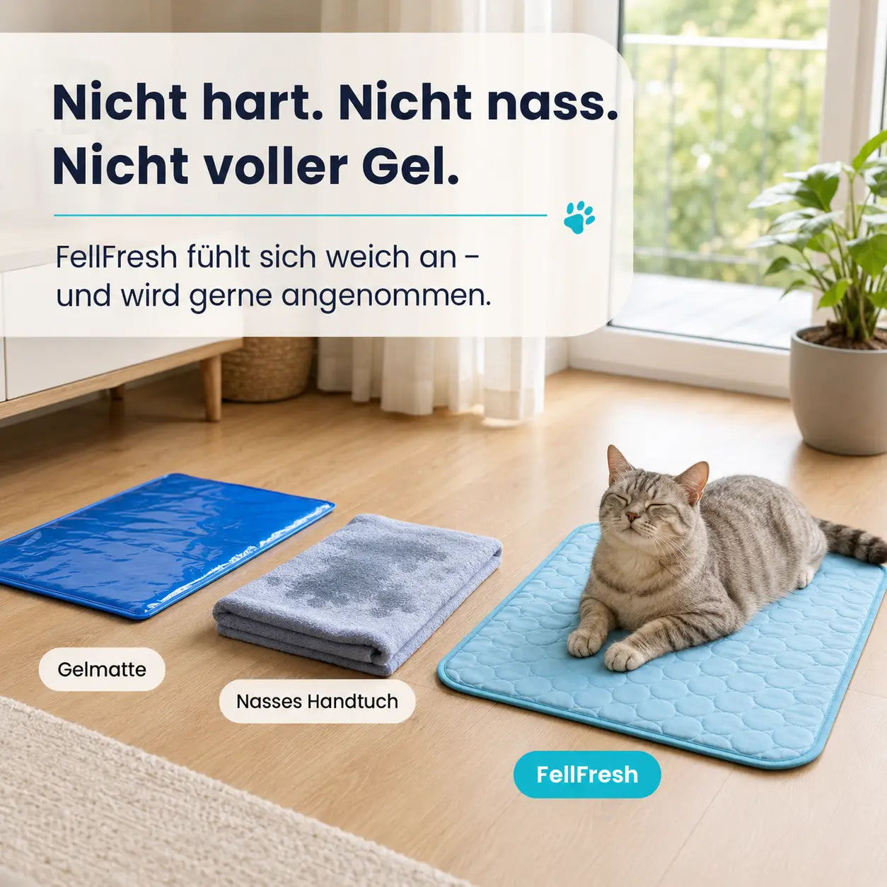 FellFresh Matte - Kühlmatte für Hunde & Katzen