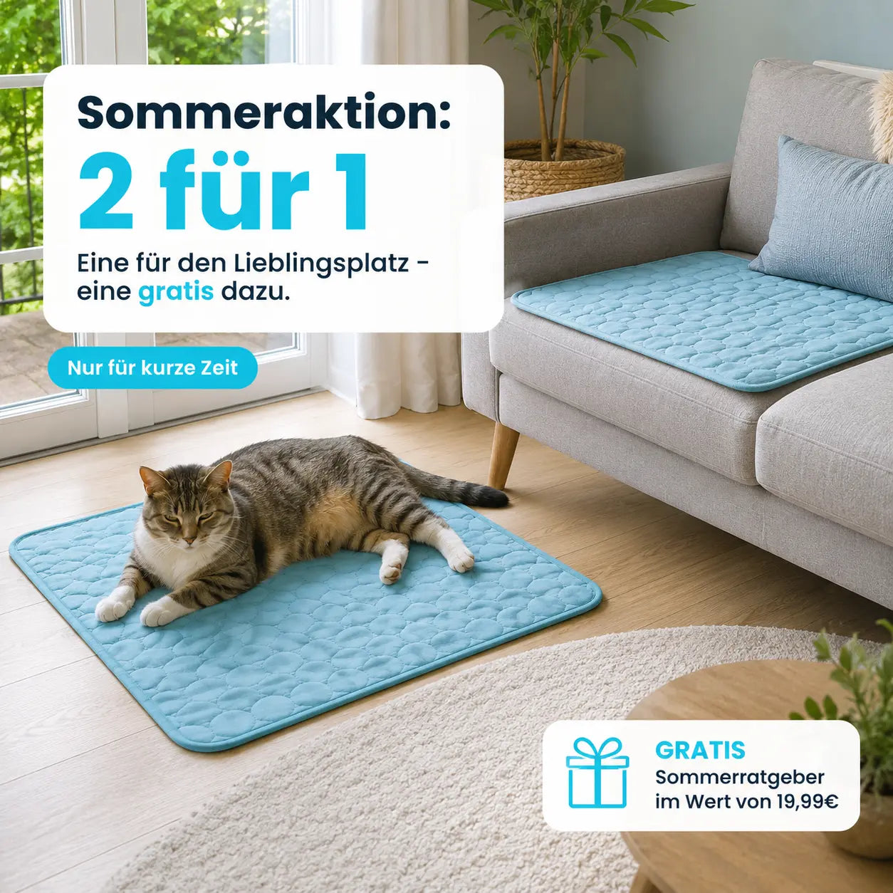 FellFresh Matte - Kühlmatte für Hunde & Katzen