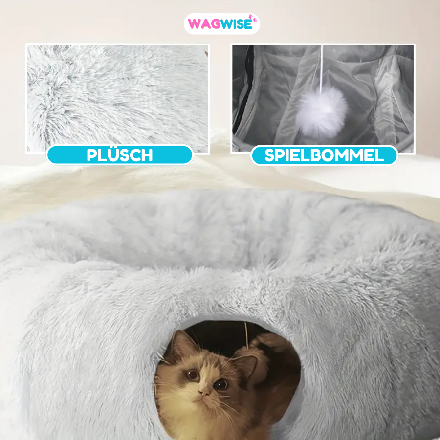 SchlummerTunnel - Katzenspielbett - WagWise